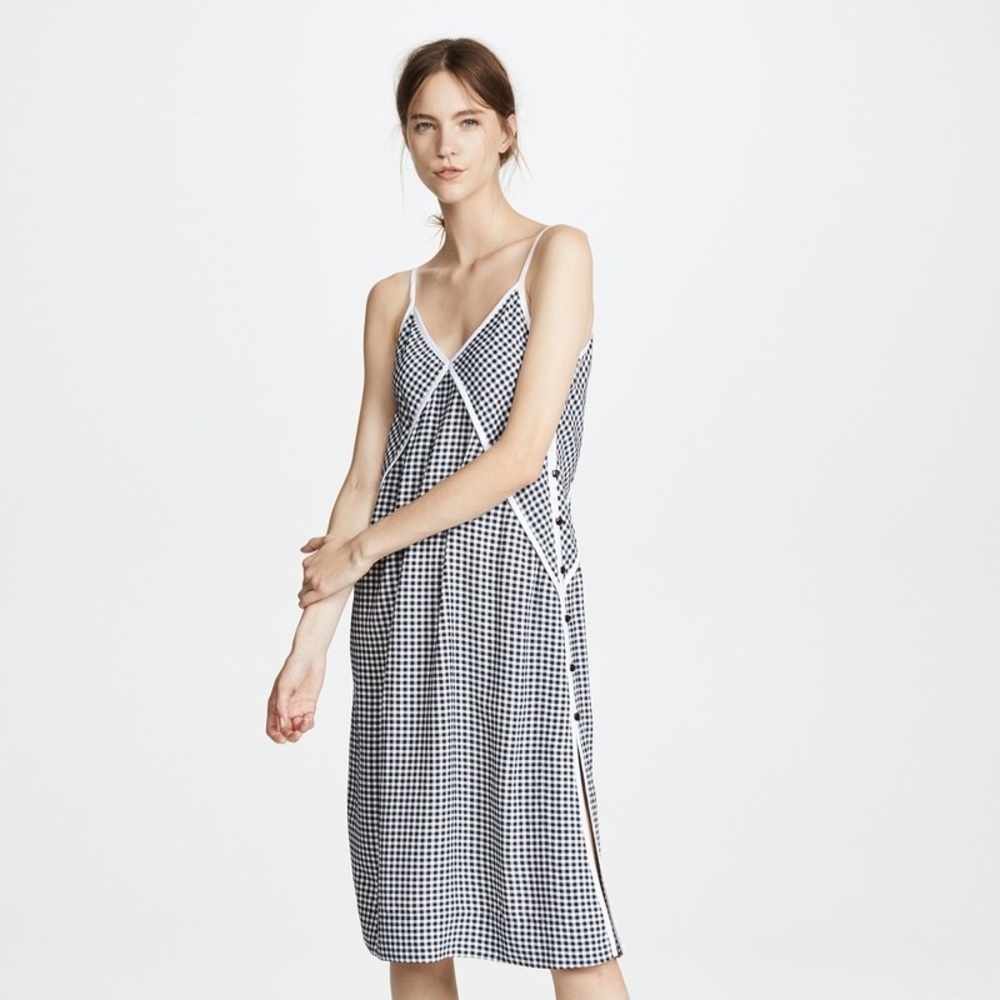 Rag & Bone Laurie Gingham Midi Dress